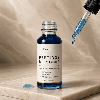 Dermyx — Serum Facial de Péptidos (GHK-Cu) | Firmeza y Reparación Visible