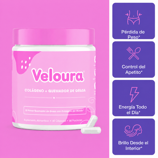 Veloura — El primer quemador de grasa con colágeno de Argentina.