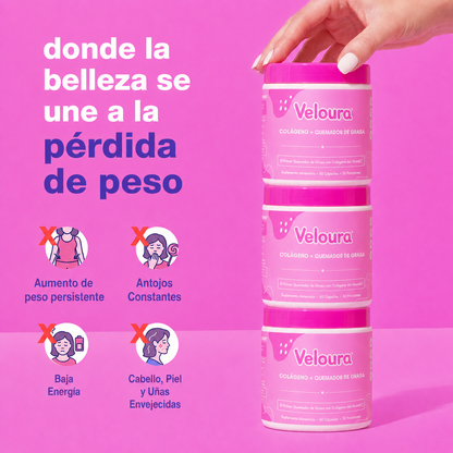 Veloura — El primer quemador de grasa con colágeno de Argentina.